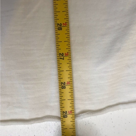 tsd by Stella Carakasi Long Sleeve Pin Tucks 100% Cotton Ivory Popover Medium - Picture 10 of 13